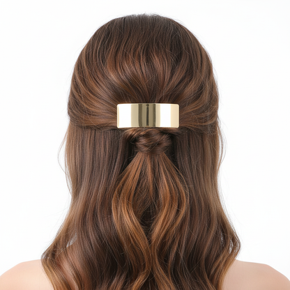 demi-queue cheval barrette cheveux femme Intemporelle