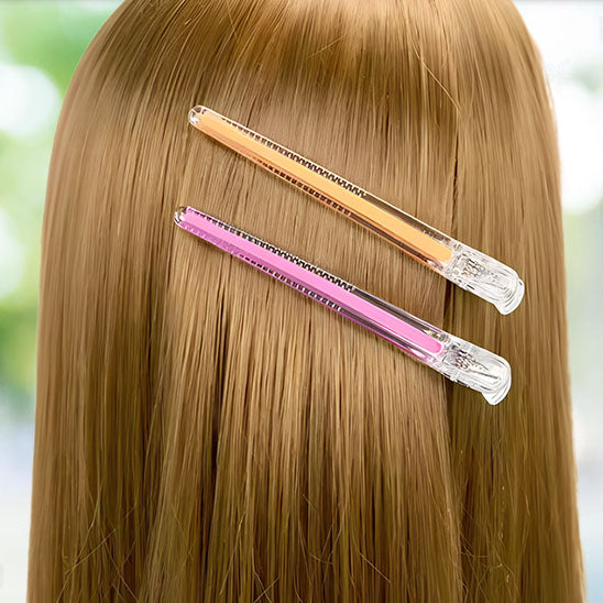 differentes couleurs pince a cheveux crocodile