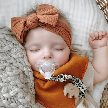 dormir tranquille confort bandeau bébé fille noeud