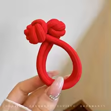 Élastique Cheveux - Nœud Plissé™
