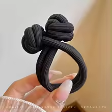 Élastique Cheveux - Nœud Plissé™