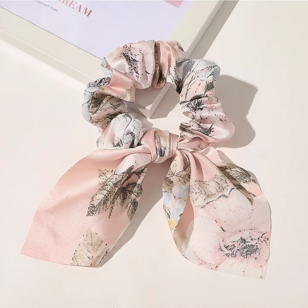 Chouchou Cheveux Fleuri - Élégance Florale™