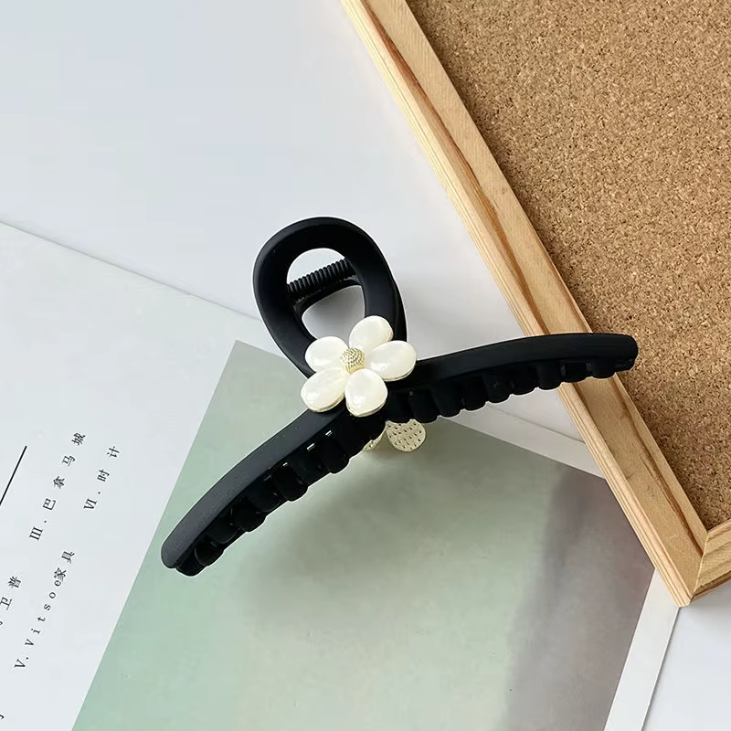 Pince à Cheveux - Fleur Blanche™