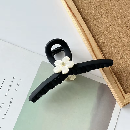 Pince à Cheveux - Fleur Blanche™