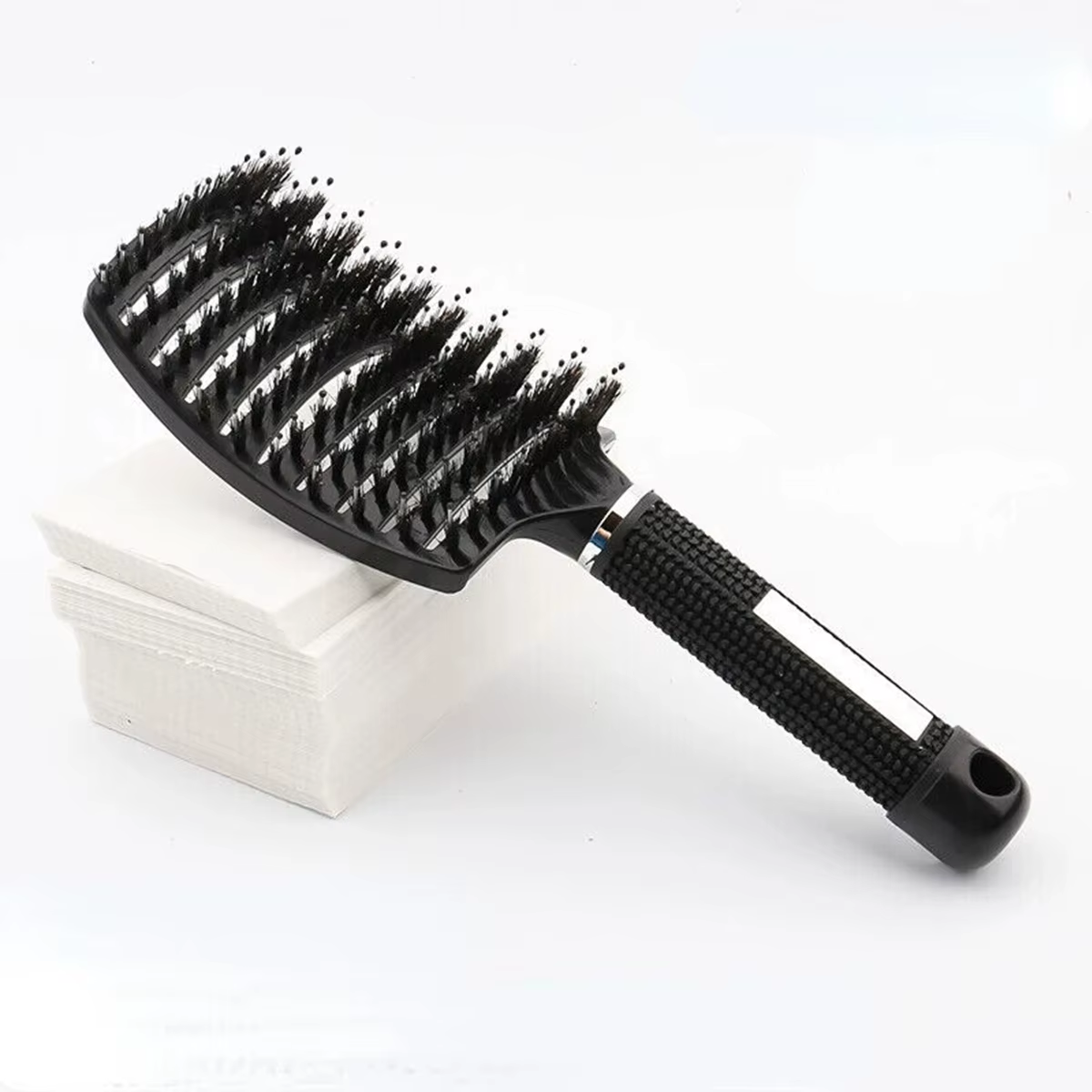 Brosse à Cheveux Poils de Sanglier et Nylon -Démêlante™