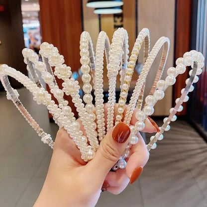 jolis modeles serre tete pour femme a perles
