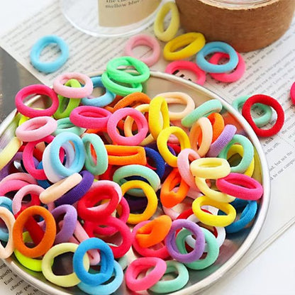 mini Elastique cheveux Colorés Sans Dommage-souples 300 pièces multicolores