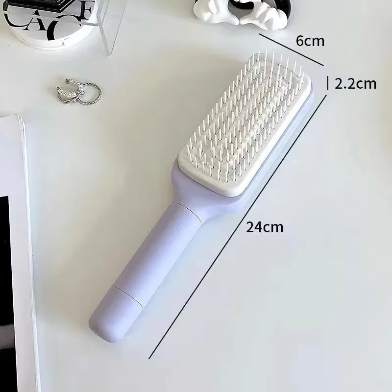 Brosse à Cheveux- Ergonomique Manche Longue™