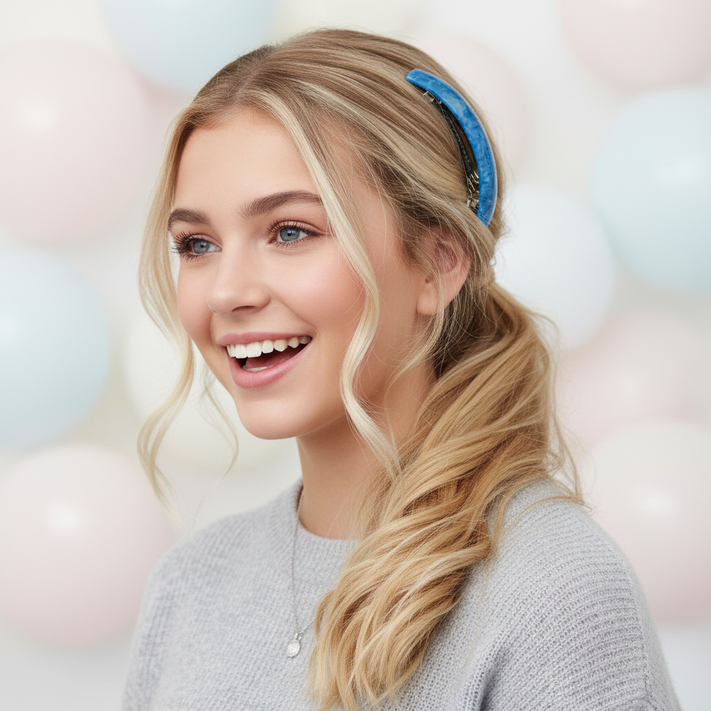 position cote confortable Barrettes cheveux Elegance Durable 