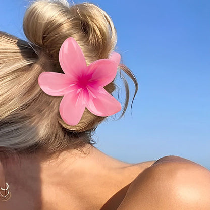 prise ferme pince a cheveux fleur griffe