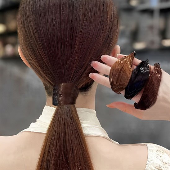 Resine creuse maintien sans pression Elastique cheveux Sans Douleur Luxe