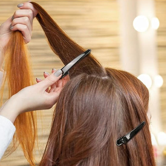 robuste tout type cheveux pince a cheveux noire sans trace
