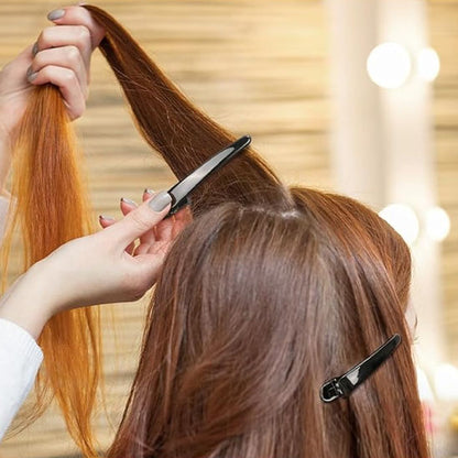 robuste tout type cheveux pince a cheveux noire sans trace