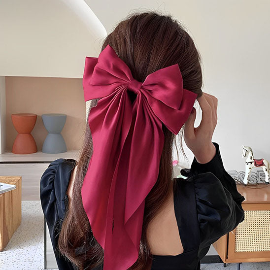 sortie toute beaute pince a cheveux grand noeud