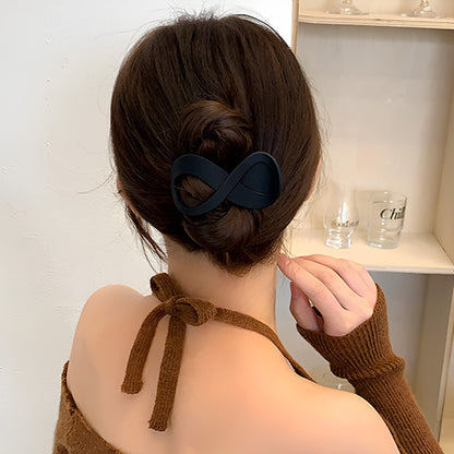 style simple pratique pince a cheveux infinity