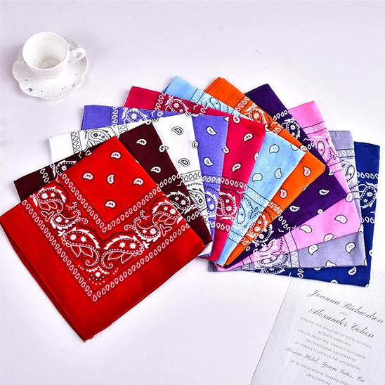 tissu doux leger couleurs vibrantes bandana multifonction