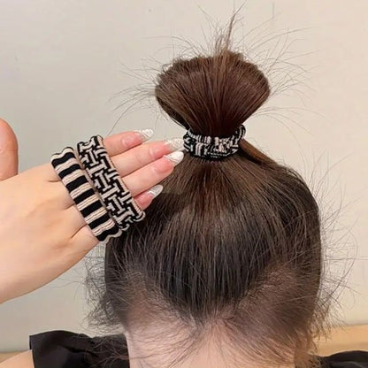 tissu doux sans pression Elastique cheveux Monochrome Anti-casse