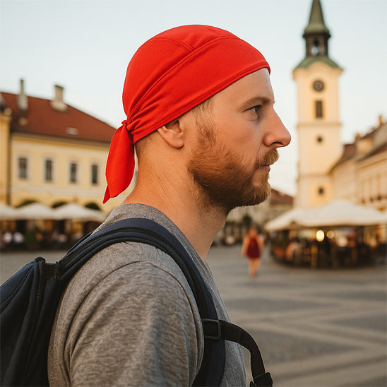 tissu respirant bandeau cheveux homme bandana